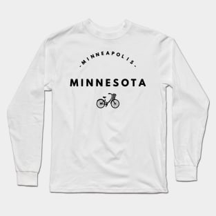 Bike Minnesota Minneapolis Long Sleeve T-Shirt